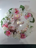 Wall Clock, Hand Made, Battery Operated, 11" In Diameter