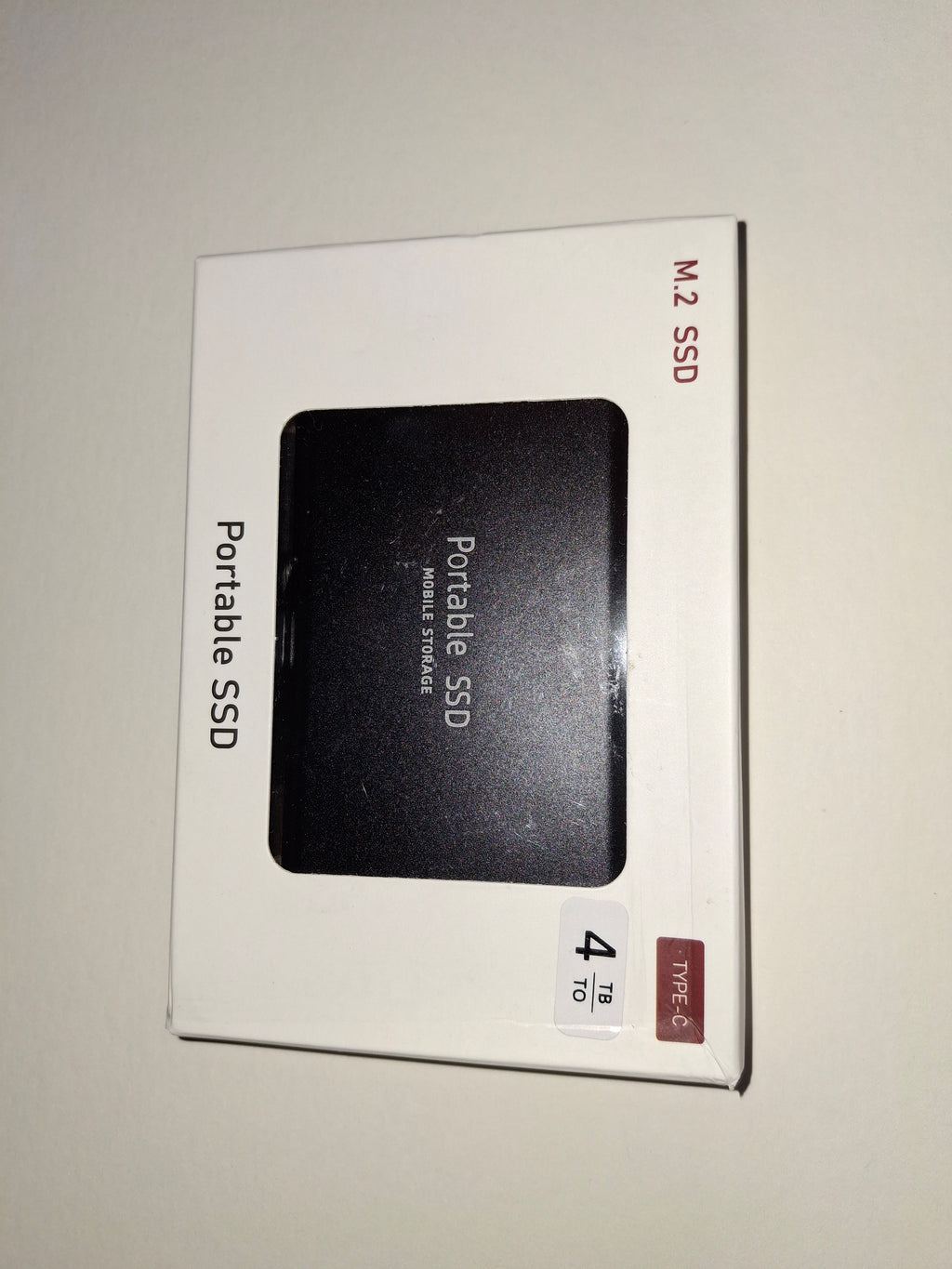 Portable SSD Mobile Storage, 4TB
