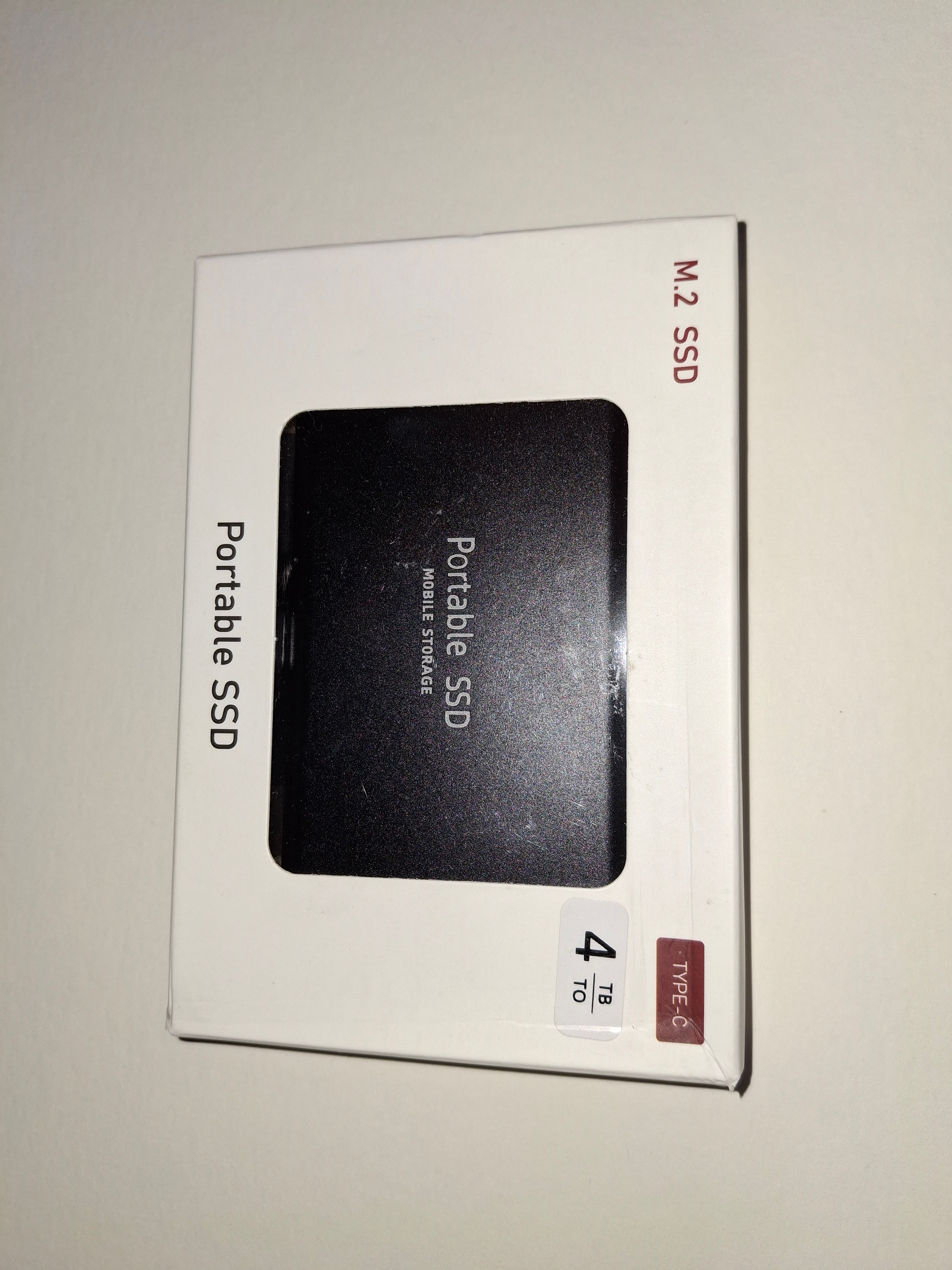 Portable SSD Mobile Storage, 4TB