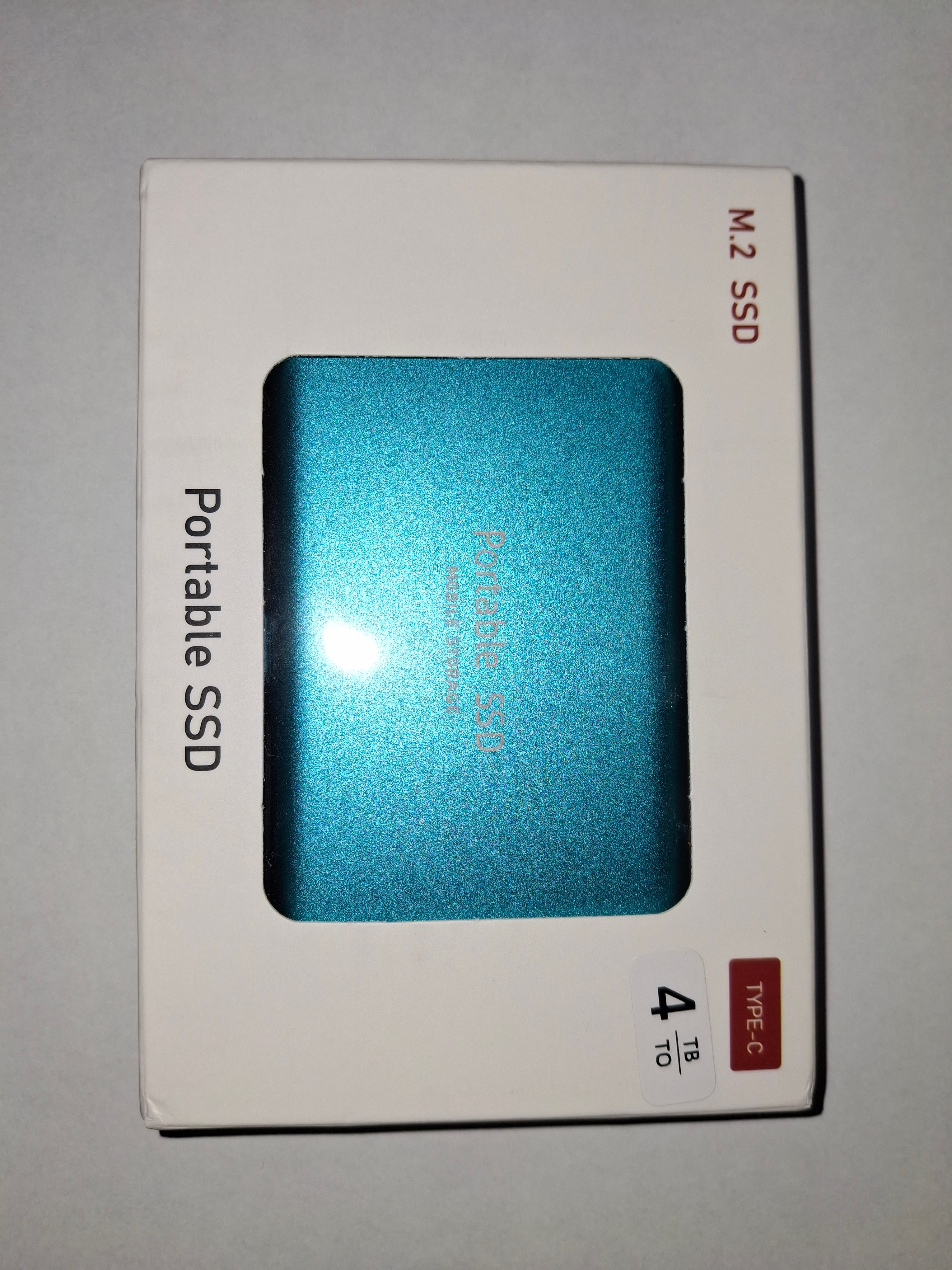 Portable SSD Mobile Storage, 4TB