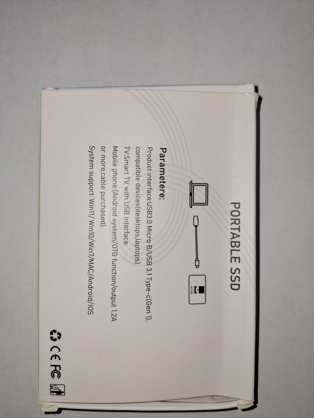 Portable SSD Mobile Storage, 4TB