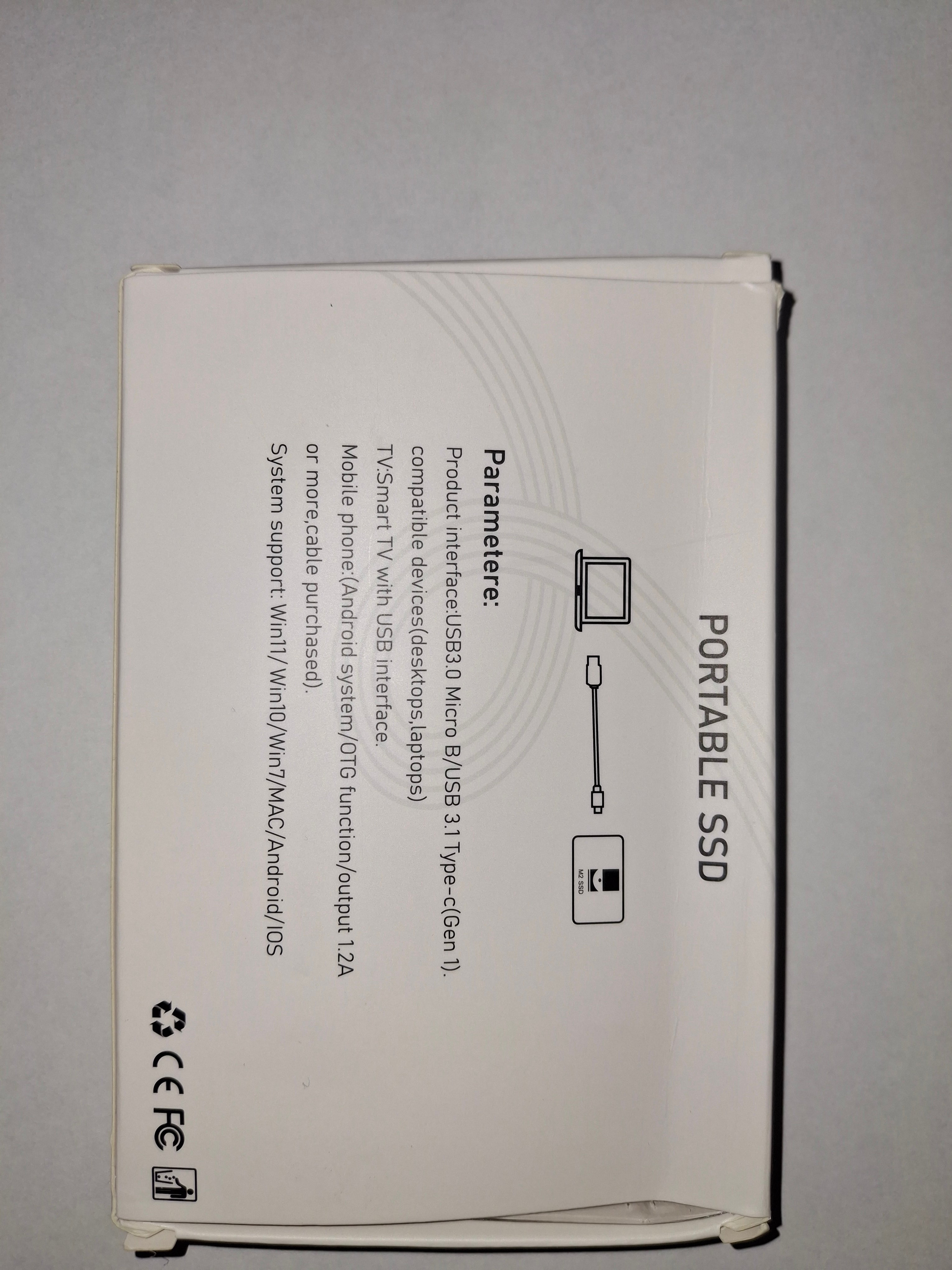 Portable SSD Mobile Storage, 4TB