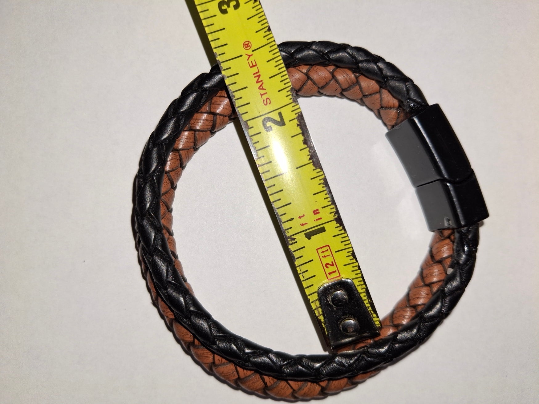 Braided Leather Bolo Cord Unisex Black And Brown