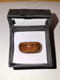 Wooden Ring Made From Whisky Barrel Wood. Size 6.5