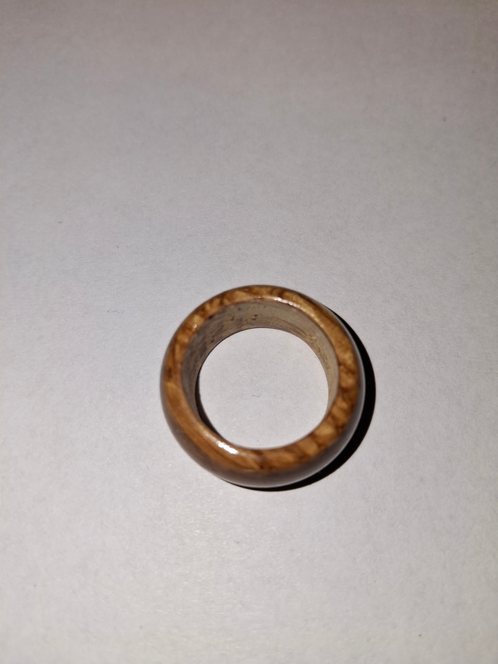 Wooden Ring Made From Whisky Barrel Wood. Size 6.5