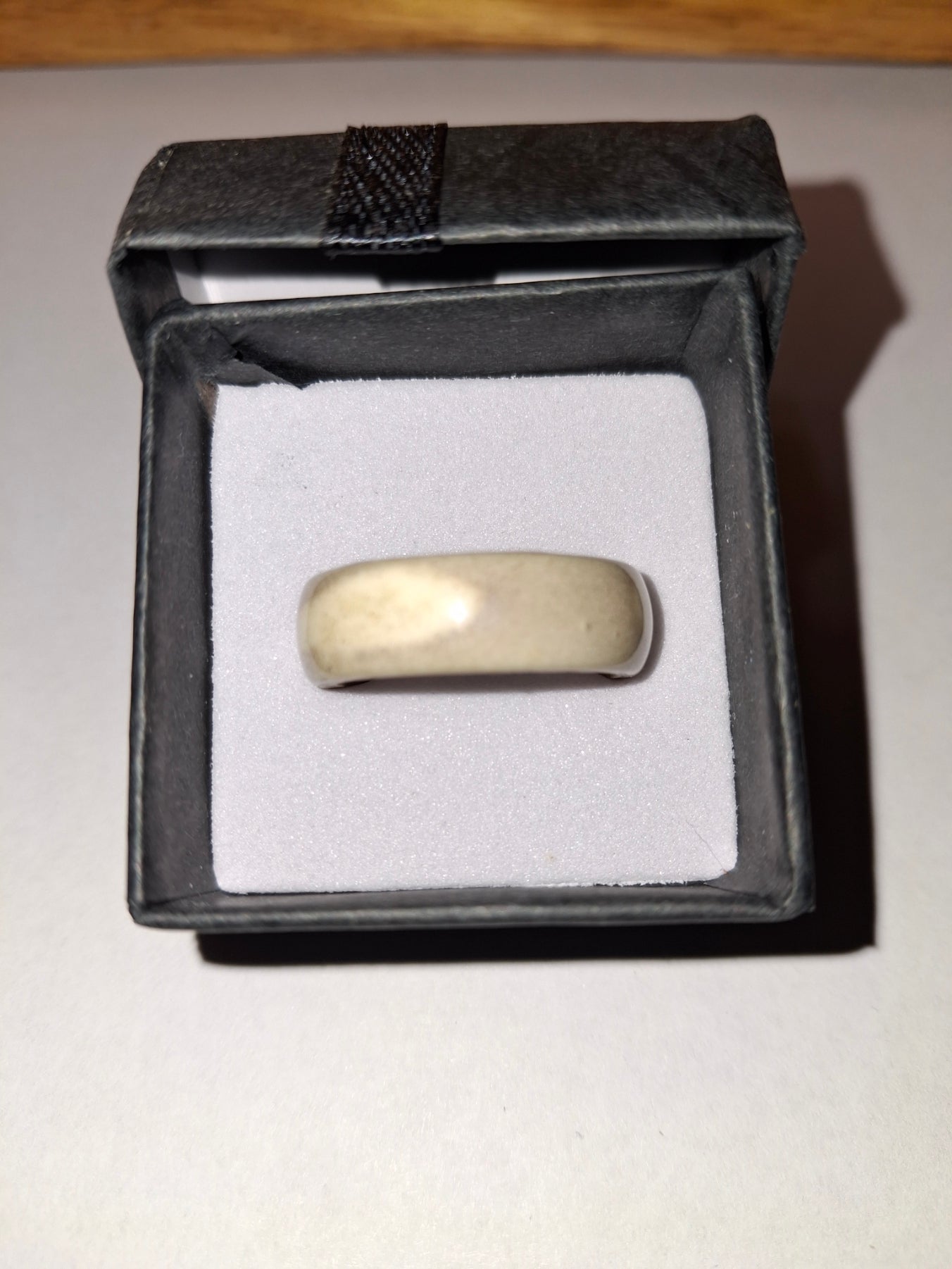 Antler Ring Size 8.750. Made From Deer Antler