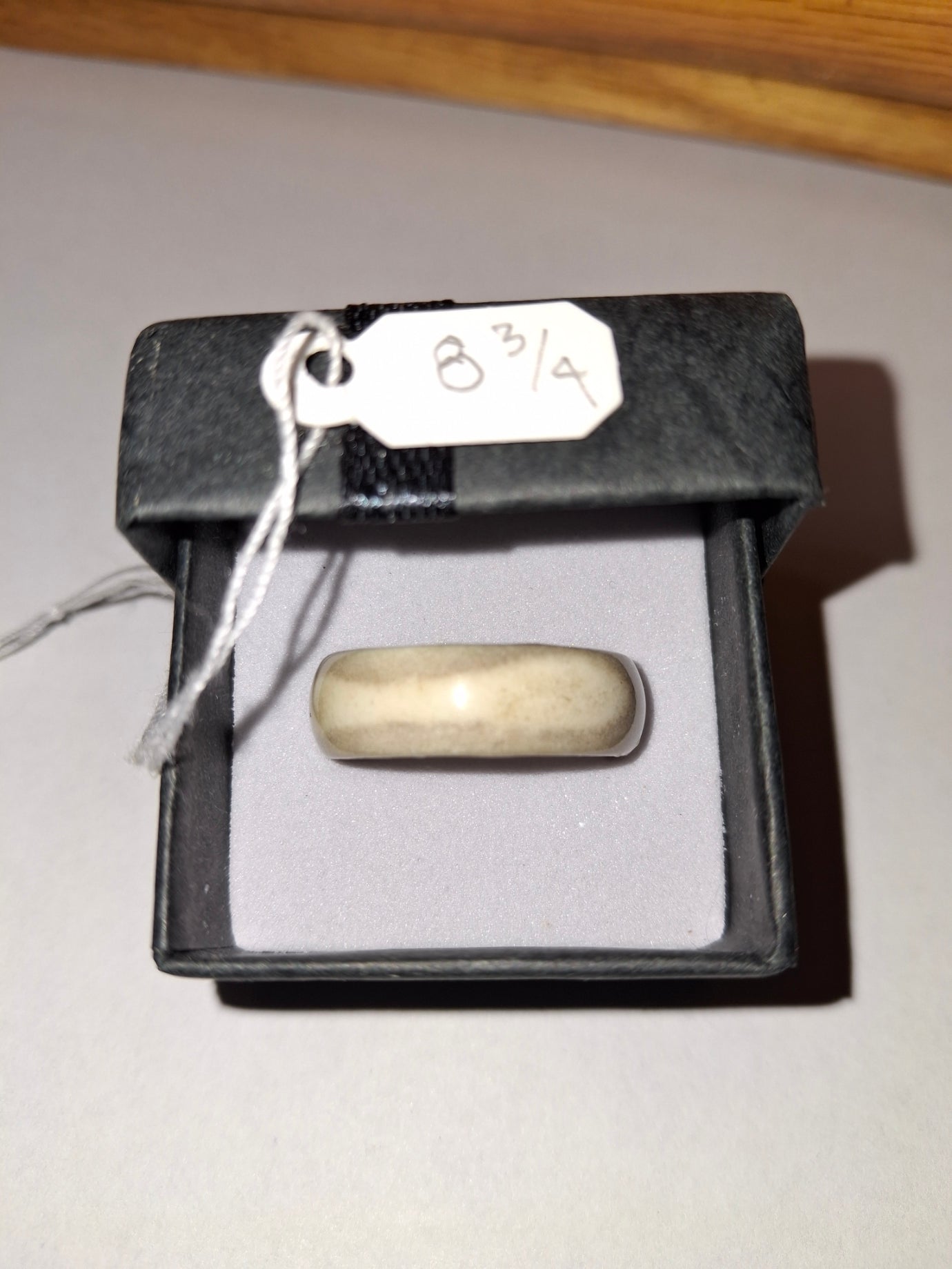 Antler Ring Size 8.750. Made From Deer Antler