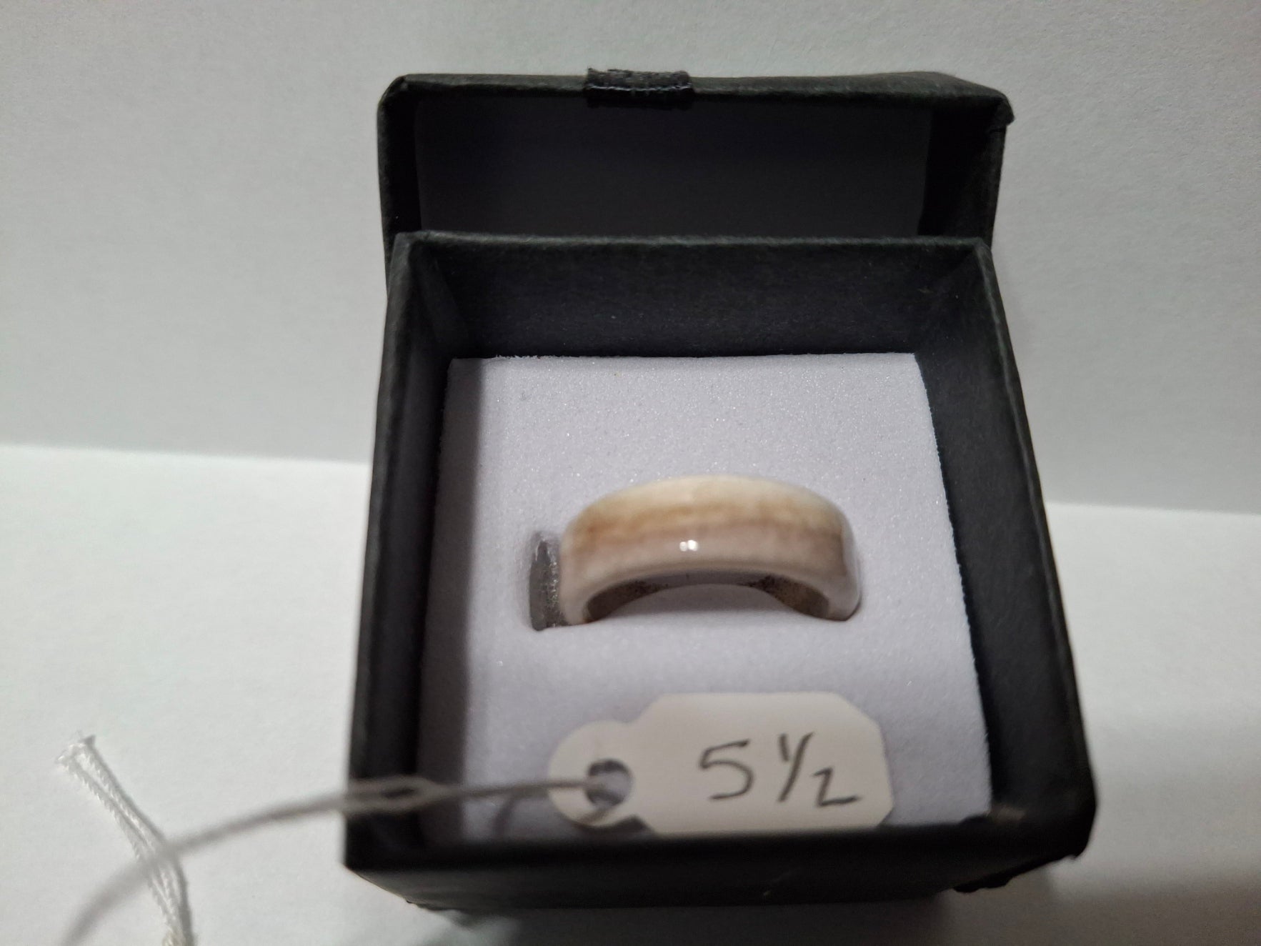 Antler Ring Size 5.5. Made From Deer Antler