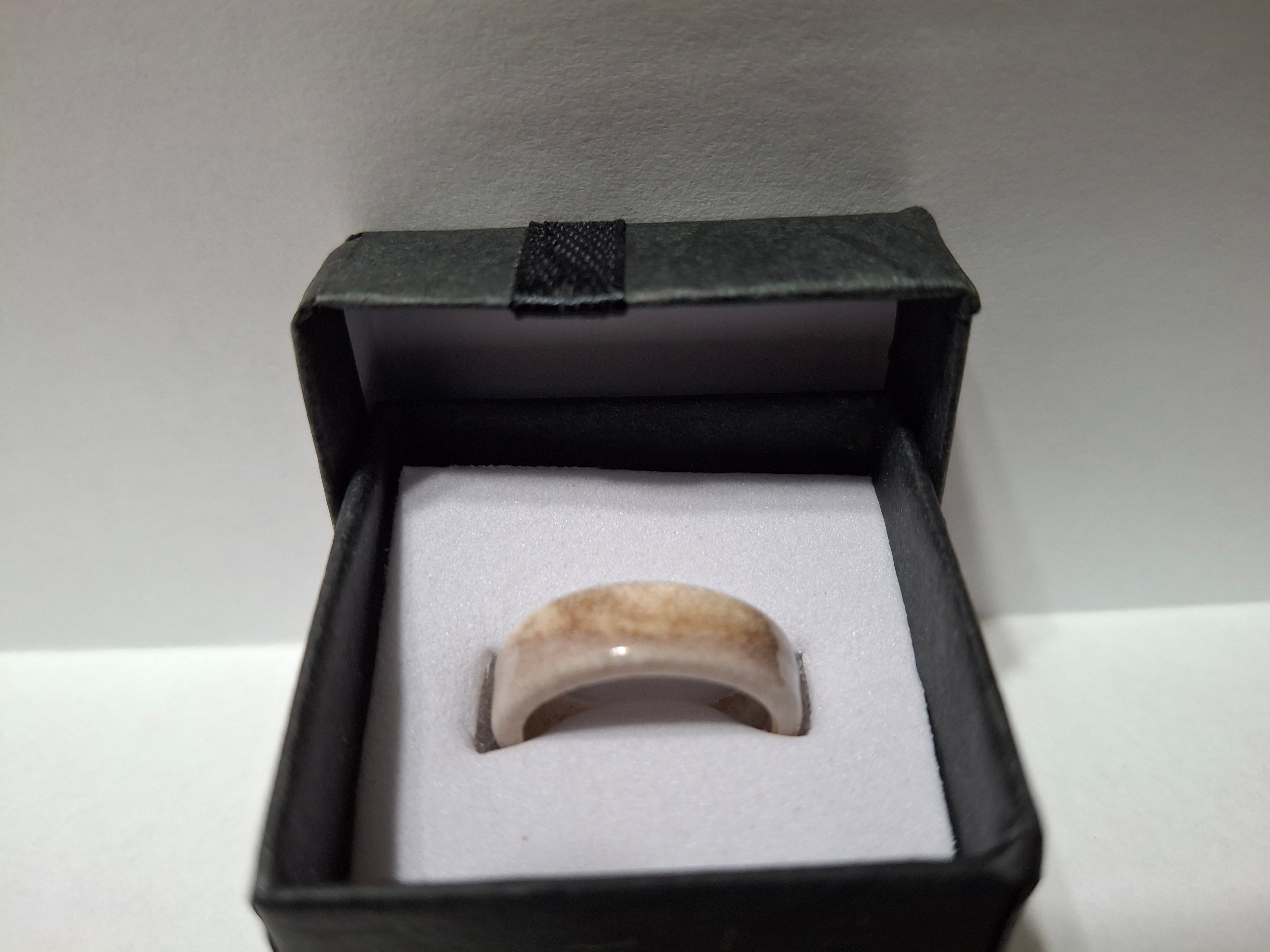 Antler Ring Size 5.5. Made From Deer Antler