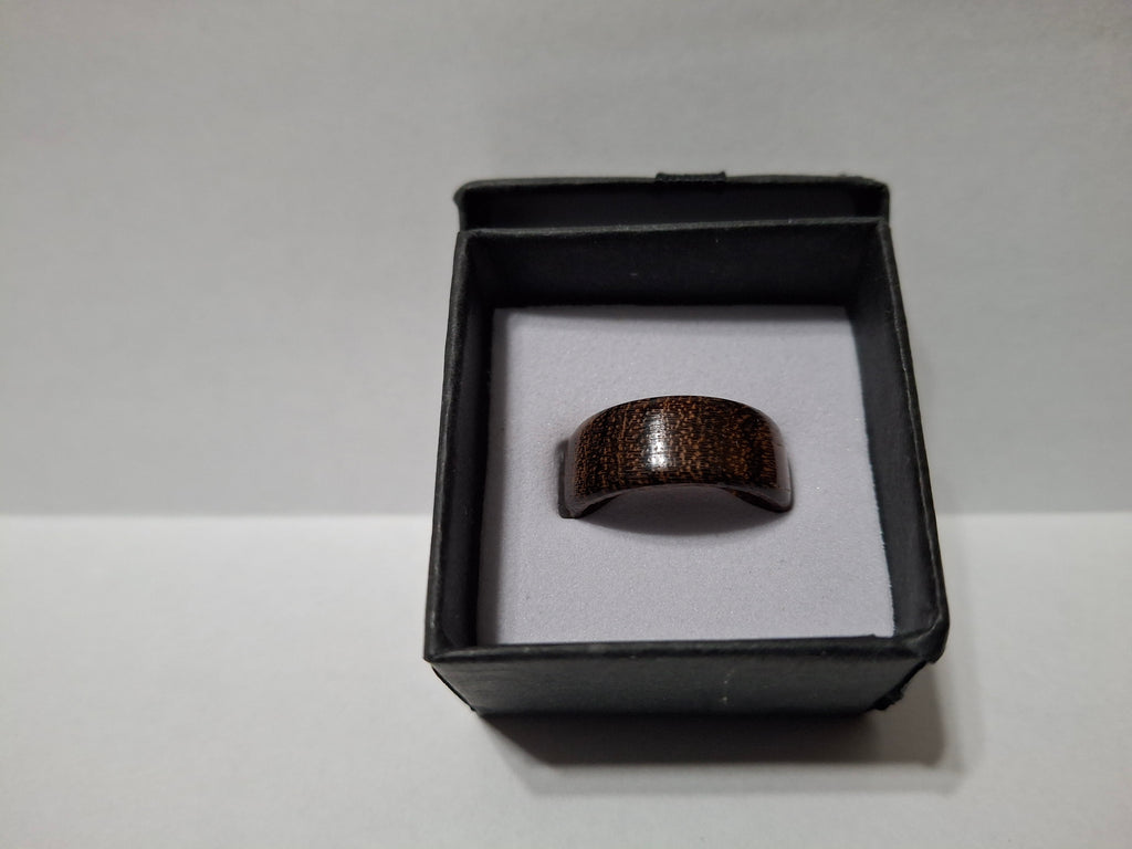 Wenge Wood. Ring Size 7.