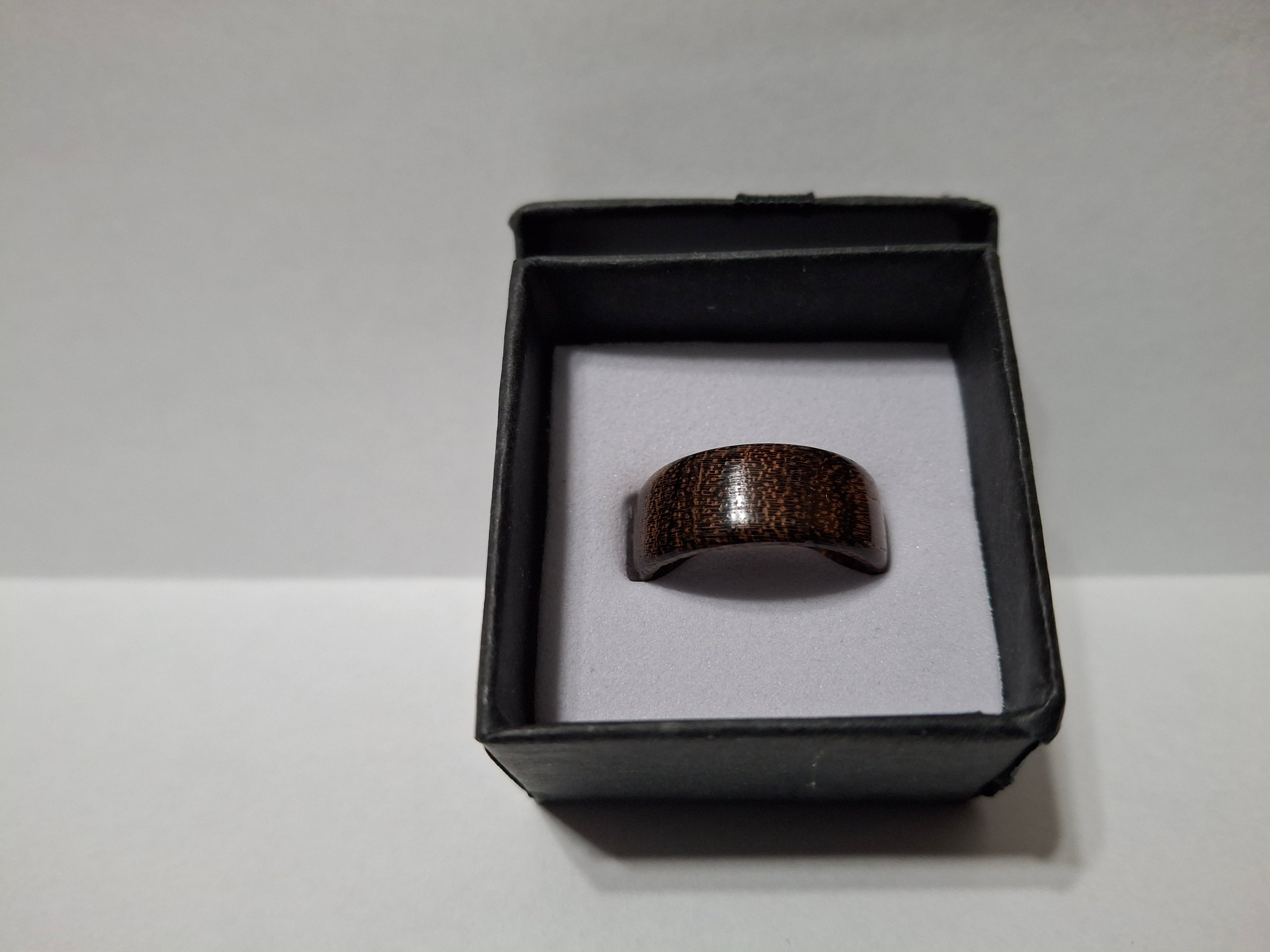 Wenge Wood. Ring Size 7.