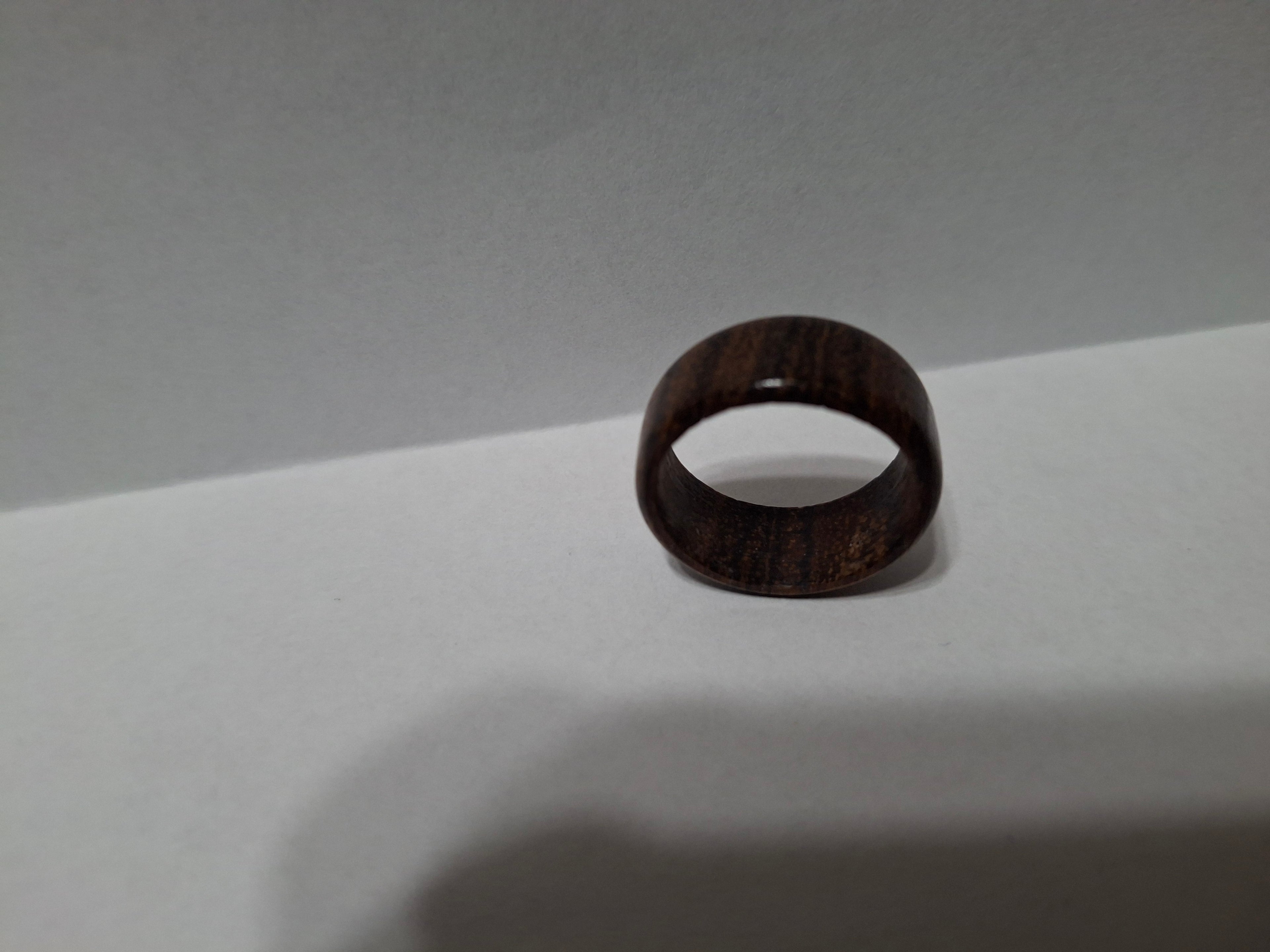 Wenge Wood. Ring Size 7.