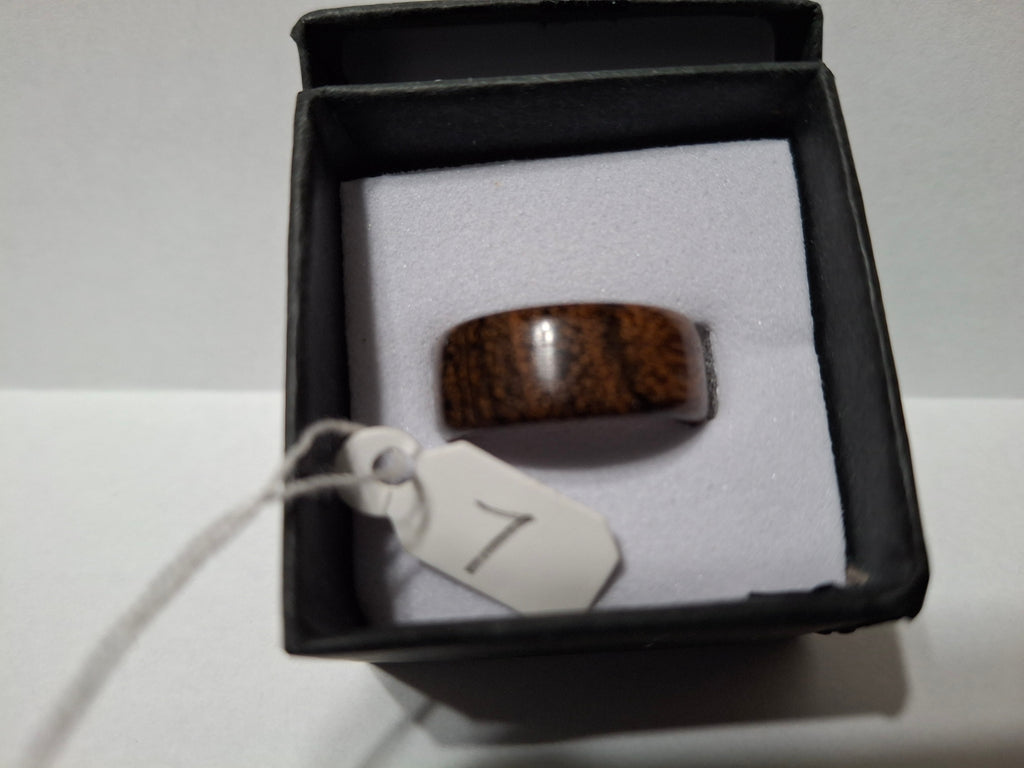 Wenge Wood. Ring Size 7.