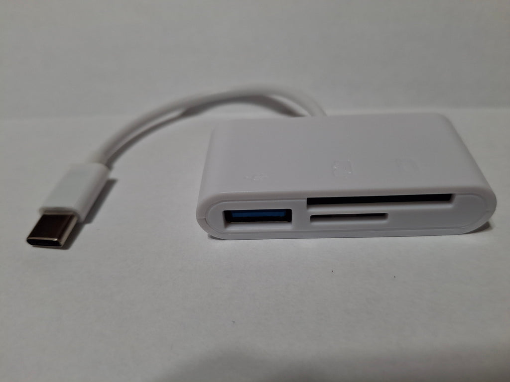 USB C to SD/TF Memory Card Reader